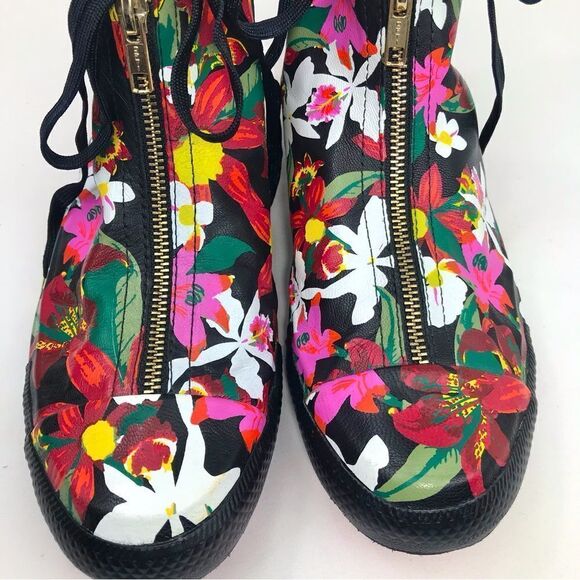 Converse X PatBo Chuck Taylor All Star Shroud Black Colorful Floral Hi Sneakers - Picture 11 of 16